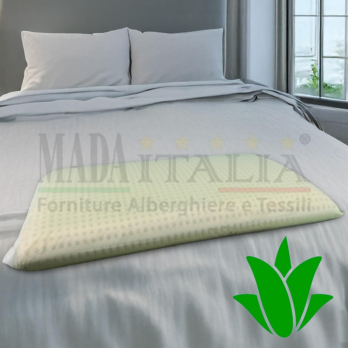 Vendita Guanciale Cuscino Letto Memory Aloe Copertina