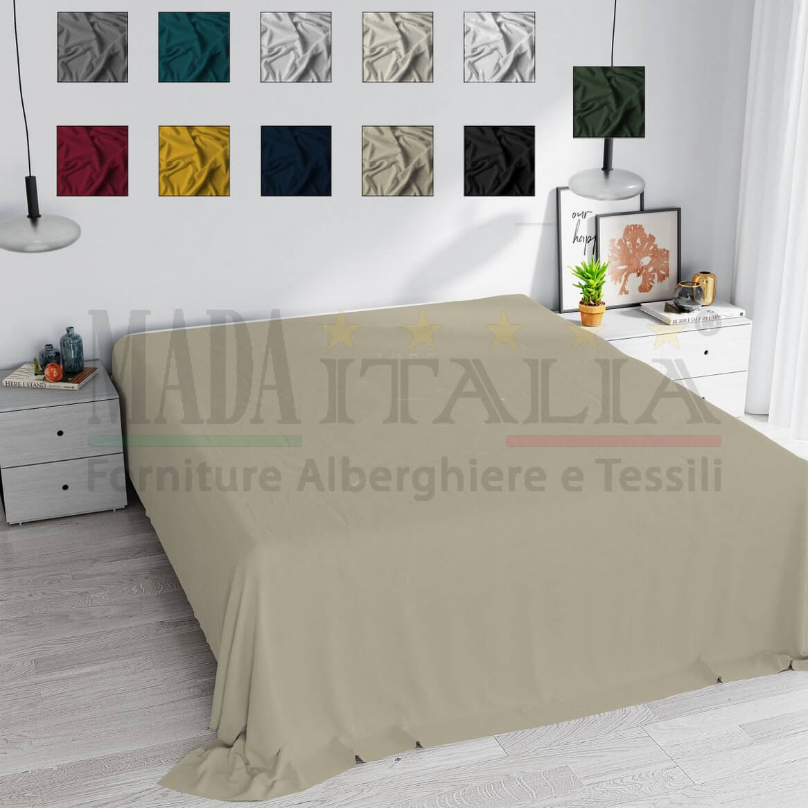Vendita Lenzuolo Sopra Matrimoniale Due Piazze Maxi Colorate Copertina