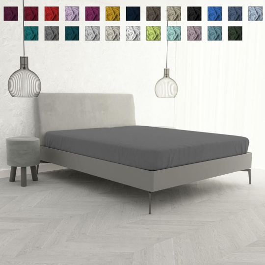 Vendita Lenzuolo Sotto Elastici Angoli Matrimoniale Due Piazze Maxi Colorate Copertina