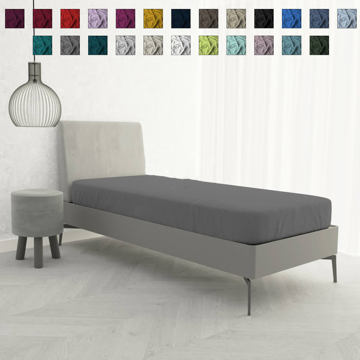 Vendita Lenzuolo Sotto Elastici Angoli Singolo Piazza Mezza Colorate Copertina