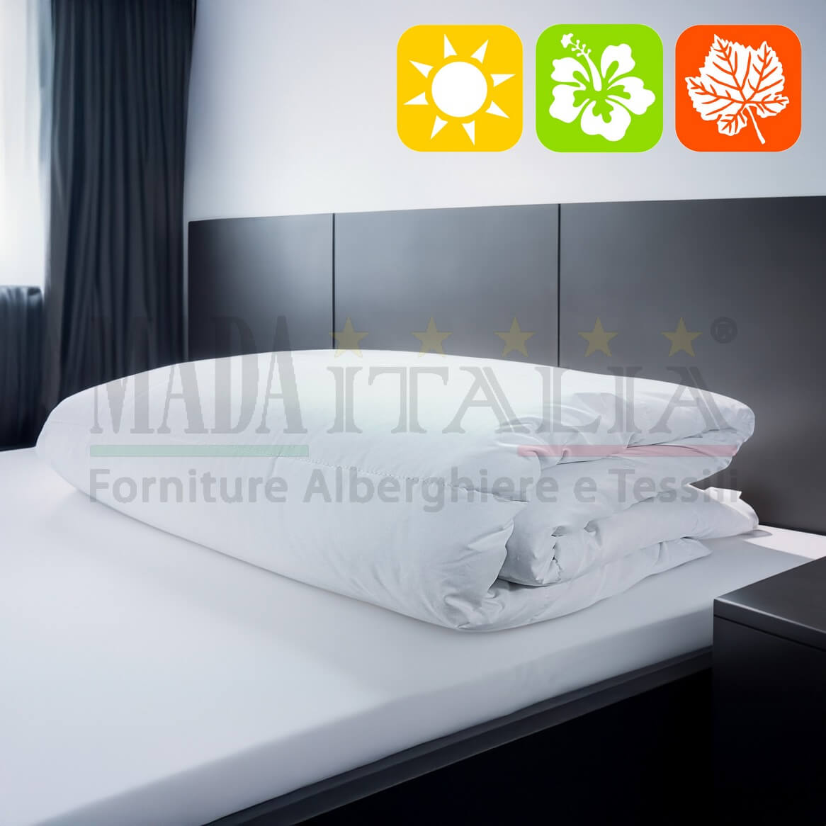 Vendita Piumino Interno Microfibra Estivo 100grammi Piumini Hotel Copertina