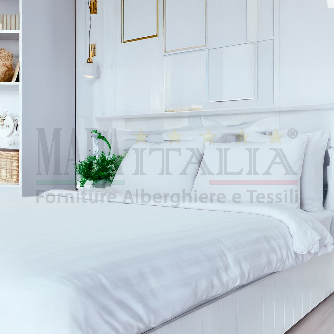 Vendita Sacco Copripiumino Raso Riga 3cm Matrimoniale Copertina