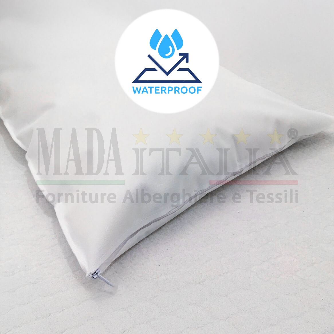 Vendita Sottofedera Spugna Impermeabile Cerniera Zip
