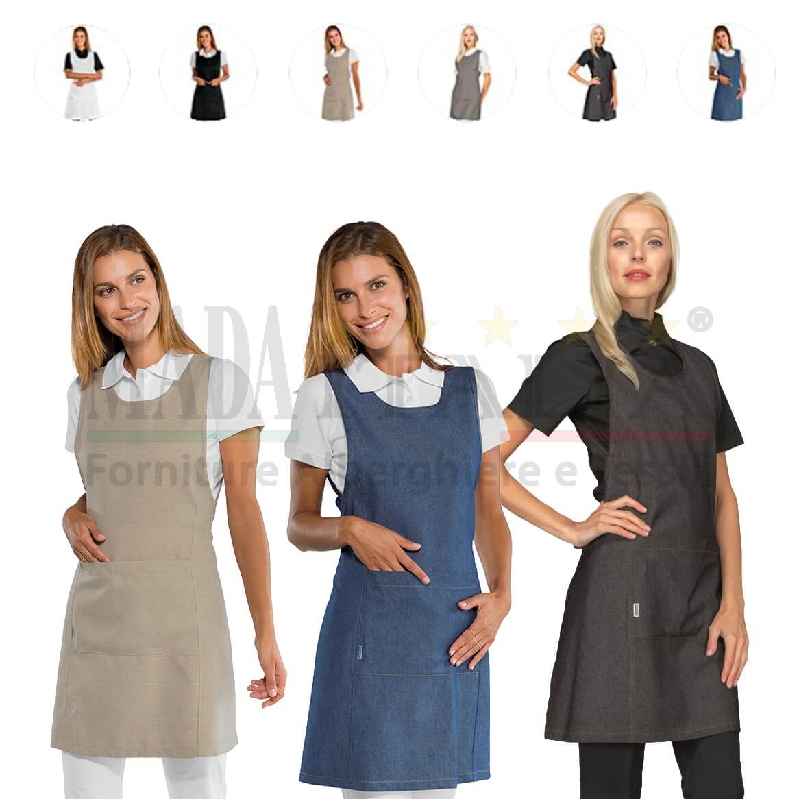 Vendita Camice Lungo Estetista Parrucchiera Papete Copertina