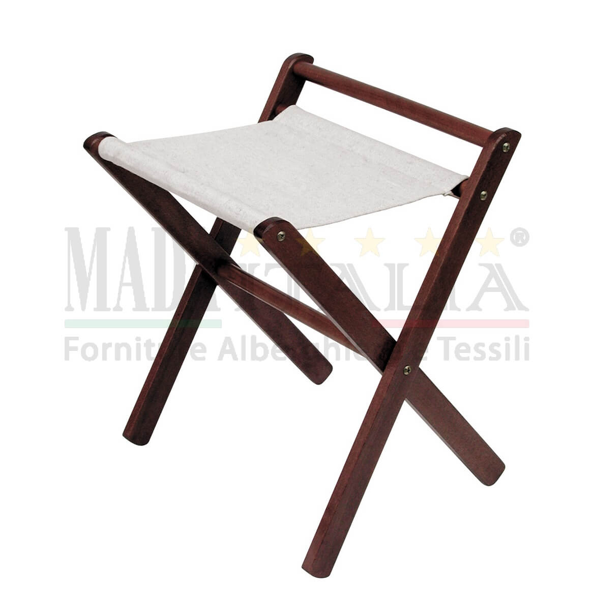 Vendita Reggivaligia Porta Valigia Legno Sponda Tela Copertina