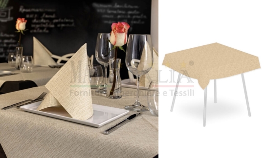 Vendita Tovaglia Monouso Airlaid Plus Jack 120x120 Caramel