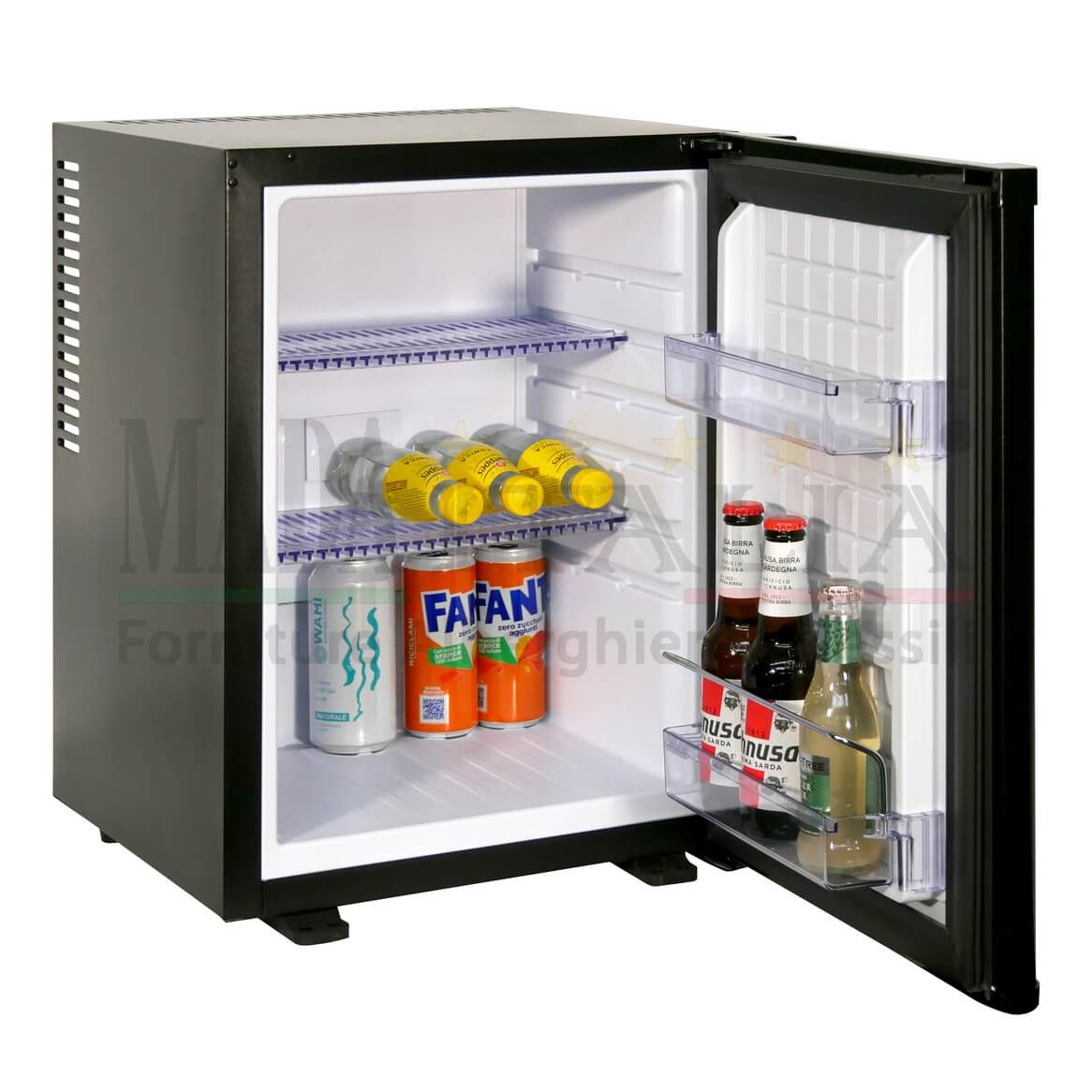 Vendita Minibar Camera Hotel Silenzioso 38 Litri Porta Pannellata Reversibile Aperto Vendita Minibar Camera Hotel Silenzioso 38 Litri Porta Pannellata Reversibile Aperto