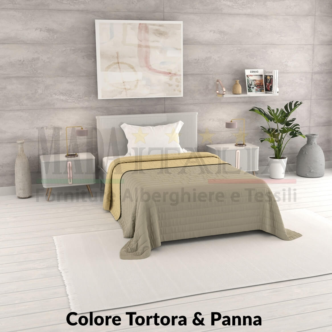 Vendita Copriletto Trapuntino Estivo Bicolore Singolo Piazza Mezza Tortora Panna Vendita Copriletto Trapuntino Estivo Bicolore Singolo Piazza Mezza Tortora Panna